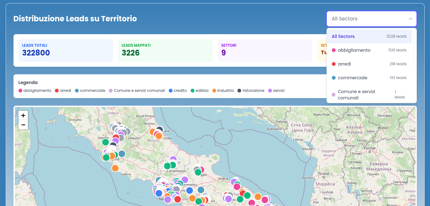 Arricchimento Dati Visualization